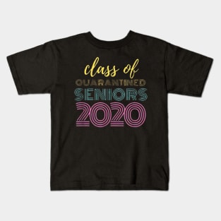 Class of 2020 Quarantined Seniors Flu Virus Quarantine Kids T-Shirt